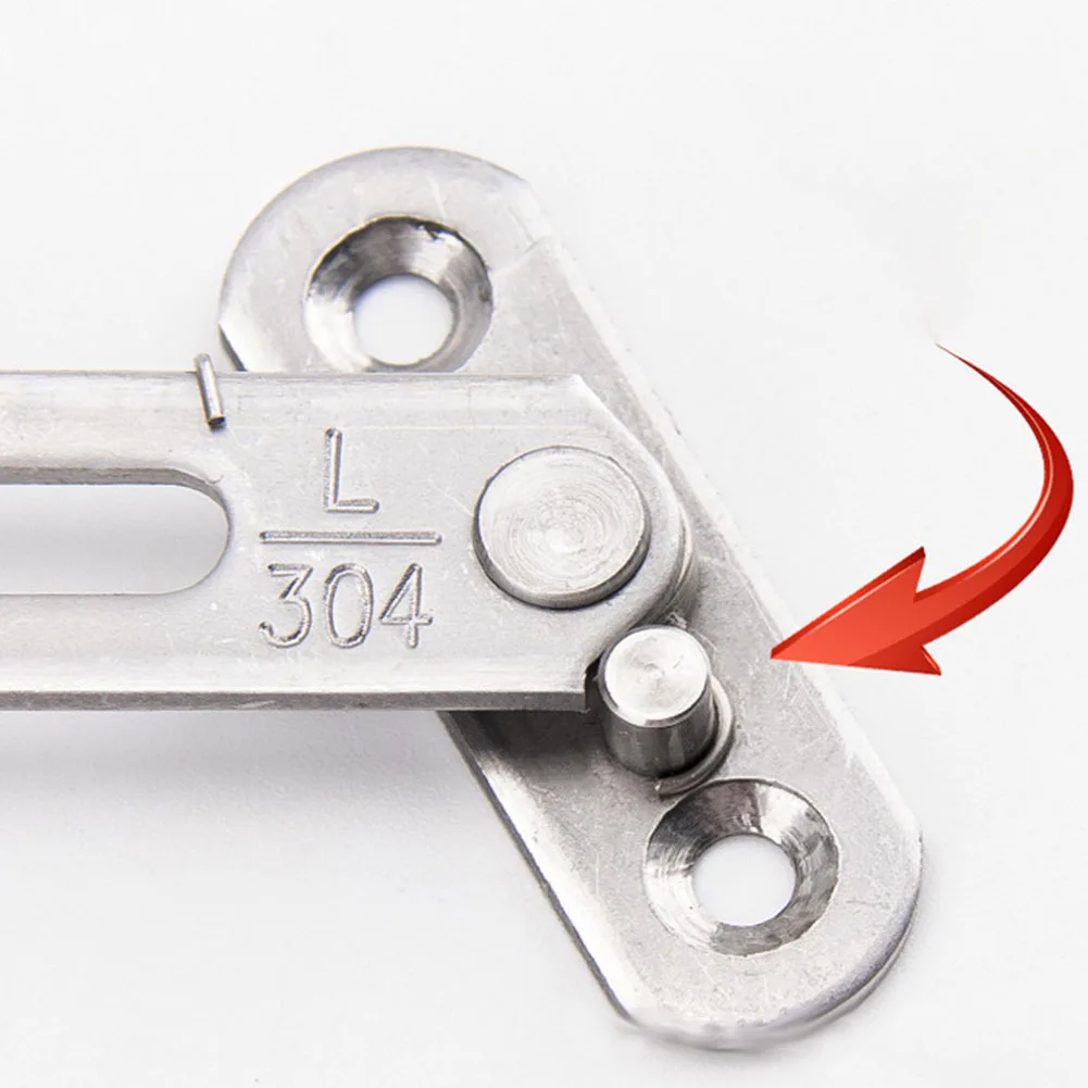 Window Support Wind Hook Latches Adjustable Limiter Latch Wind Brace Stay Position Stopper Casement Blocking Lock Protector