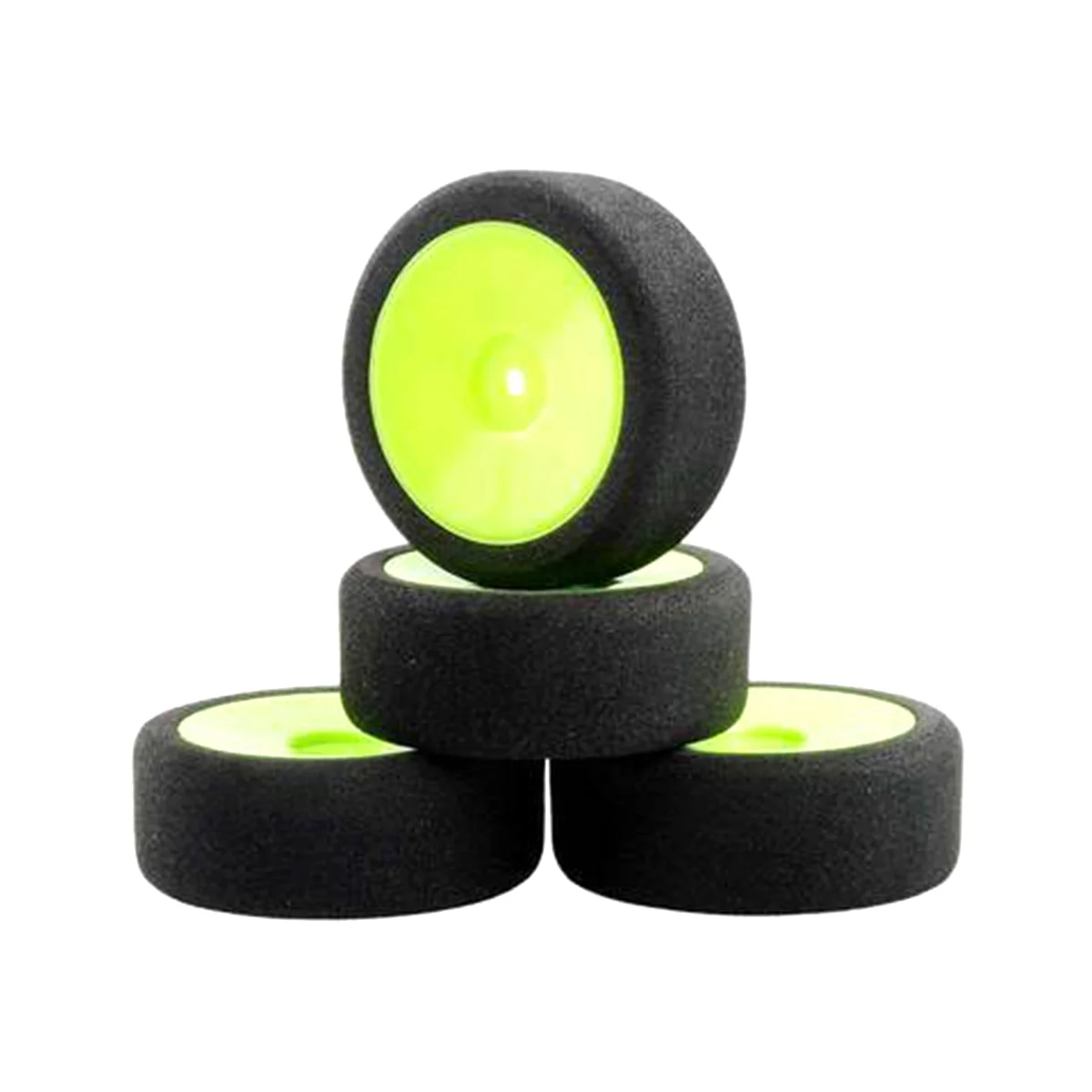 Per Il 1/10 Rs4 Kyosho Fw06 Sakura D4 Flat Sports Car Tt02 Simulazione Flat Sports Car Sponge Tire Rc Tire,Green