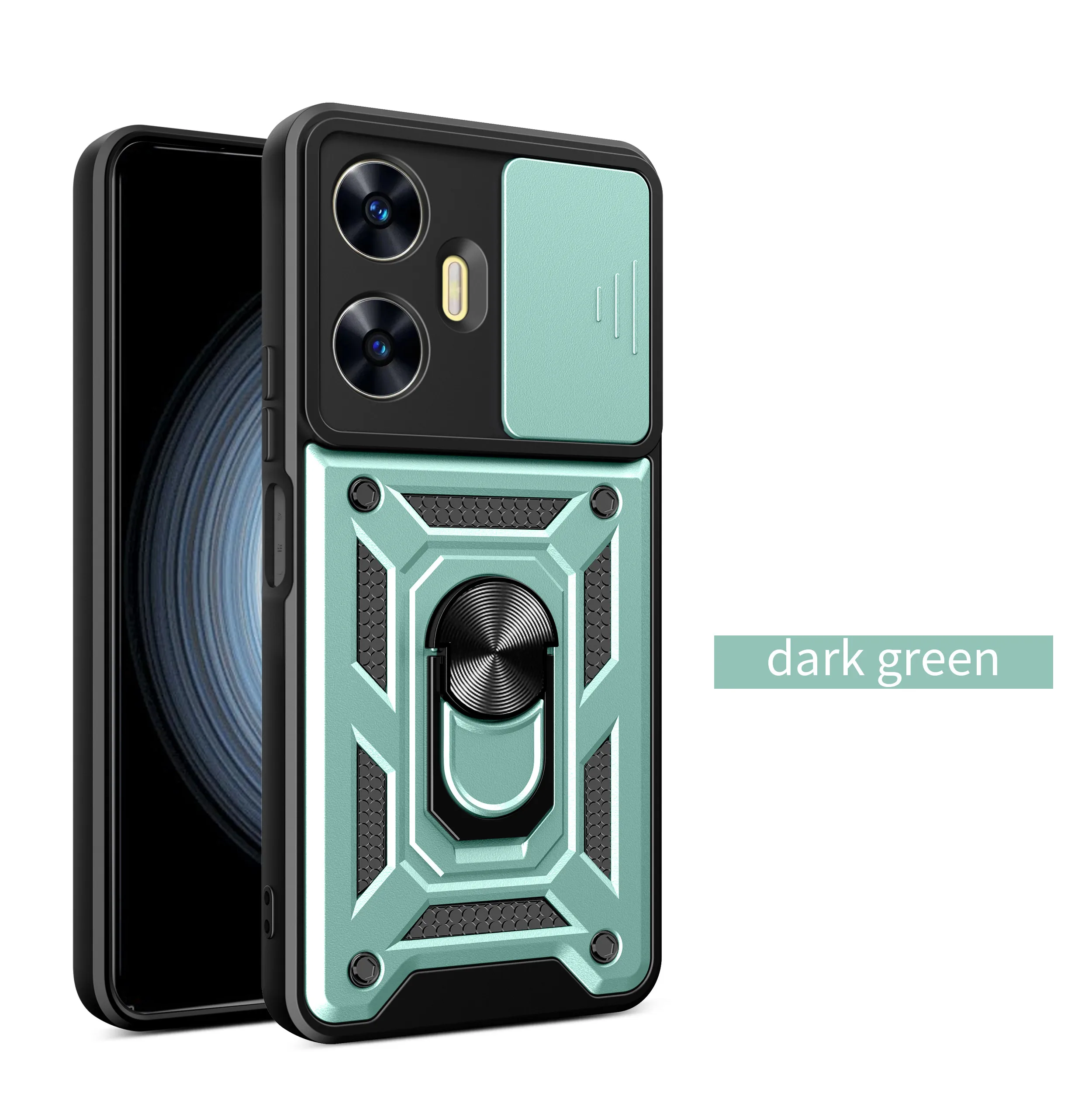 Heavy Duty 360° Kickstand Case with Camera Protection