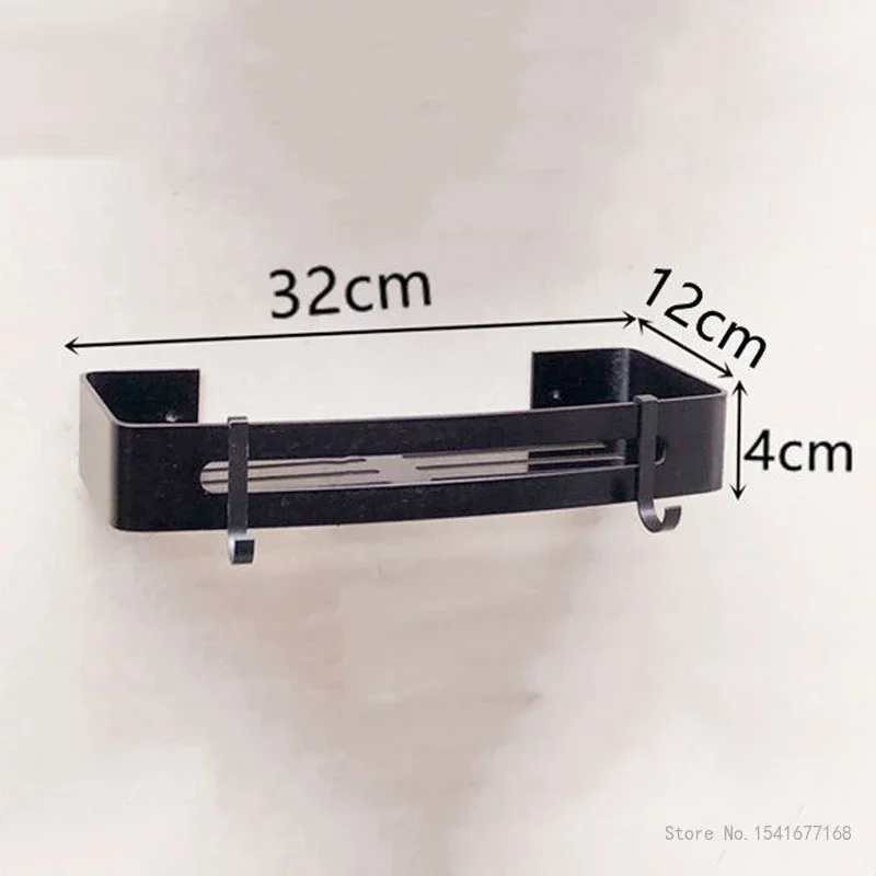 Creative Wall Shelf for Bathroom, Thickened Shelving, Gold, Black, Rose, Home, Hotel, Supplies, Accessories, 1Pc