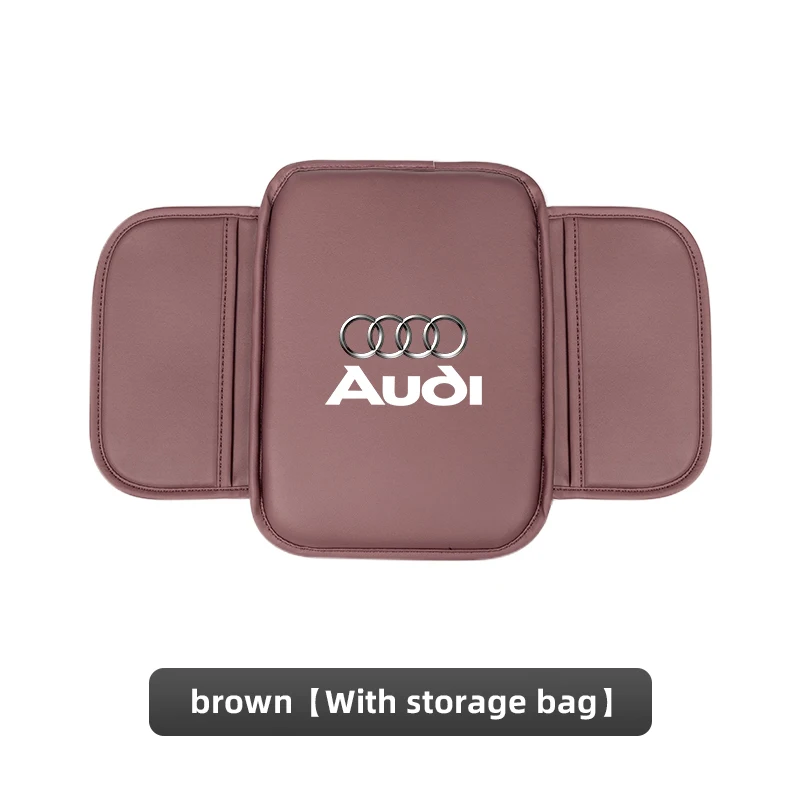 Premium Leather Car Armrest Box Pad - Luxury Auto Accessory