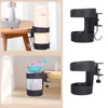 New Plastic Desk Cup Holder Punch-free Anti Spill Cup Storage Rack Portable Removable Table Fixed Storage Rack Table 1
