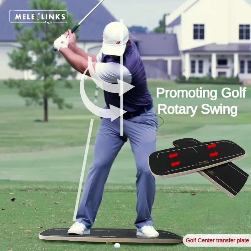 Golf Swing Trainer Golf Center of Gravity Transfer Board Swing Wood