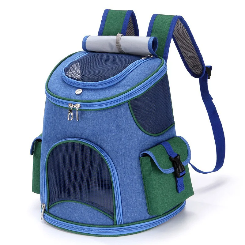 

Cat Backpack Carrier Small Dog Pet Carrier Backpack Breathable and Cool Cat Travel Backpack with Two Side Pockets Cat Carrier La