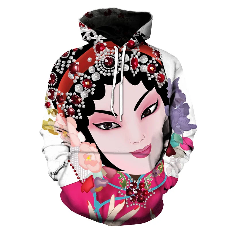 thumbnail image 1 of Sudadera con capucha con estampado 3D de cultura china para hombre, sudadera con patrón de papel divertido, camisetas de calle Harajuku, jerséis de manga larga de otoño, 1 of 5