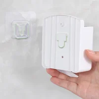 Climatiseur à distance universel blanc étagère murale boîte de rangement télécommande support support boîte de rangement organisateurs de cuisine 4