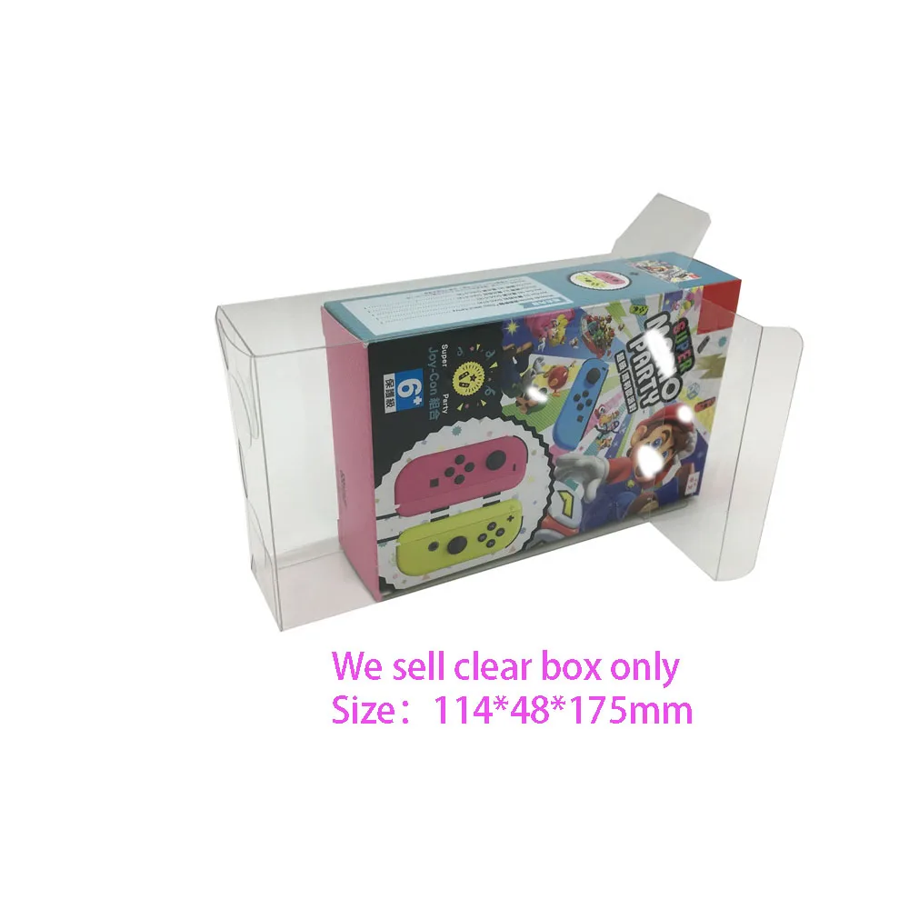 Cover Protettiva In Pet Trasparente Per Switch Ns Mariod Party Controller Bundle Version Storage Display Box Collection Case