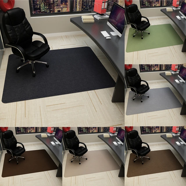 Alfombrilla para silla de ordenador, alfombrilla giratoria para escritorio  de ordenador, Alfombra de área para silla de carreras, estudio, oficina,  alfombra de cocina antideslizante - AliExpress