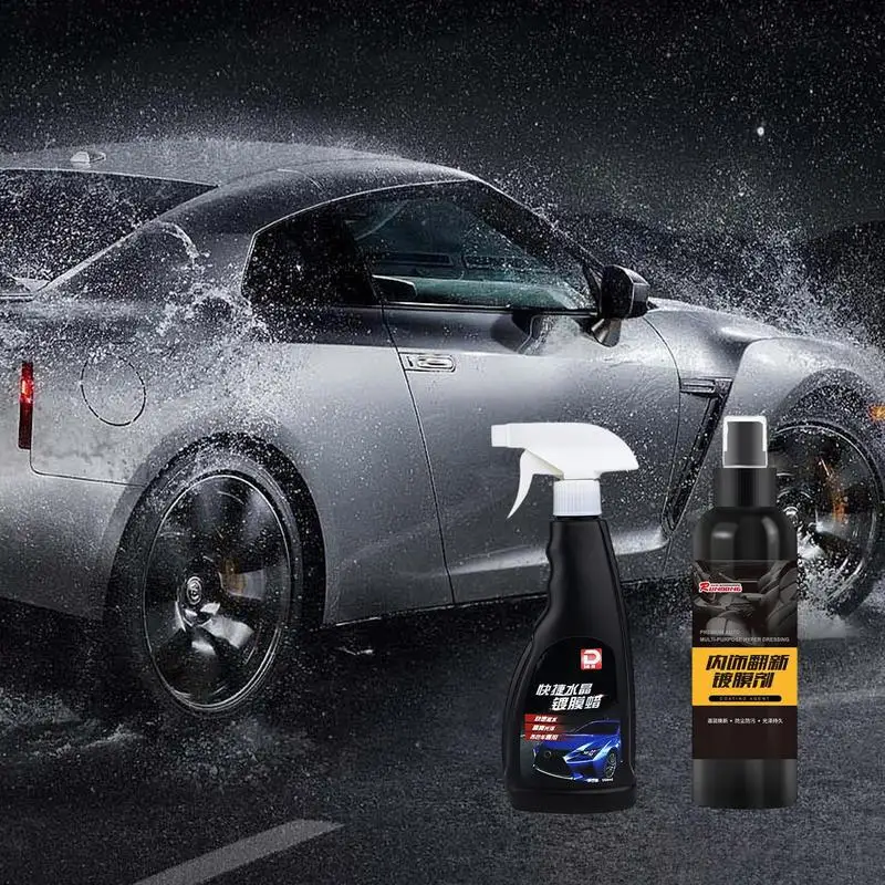 

High Protection Car Spray Gloss & Shine Coating Agent Long-Lasting Surface Sealant Hydrophobic For Tire Windshield Hood Rearview