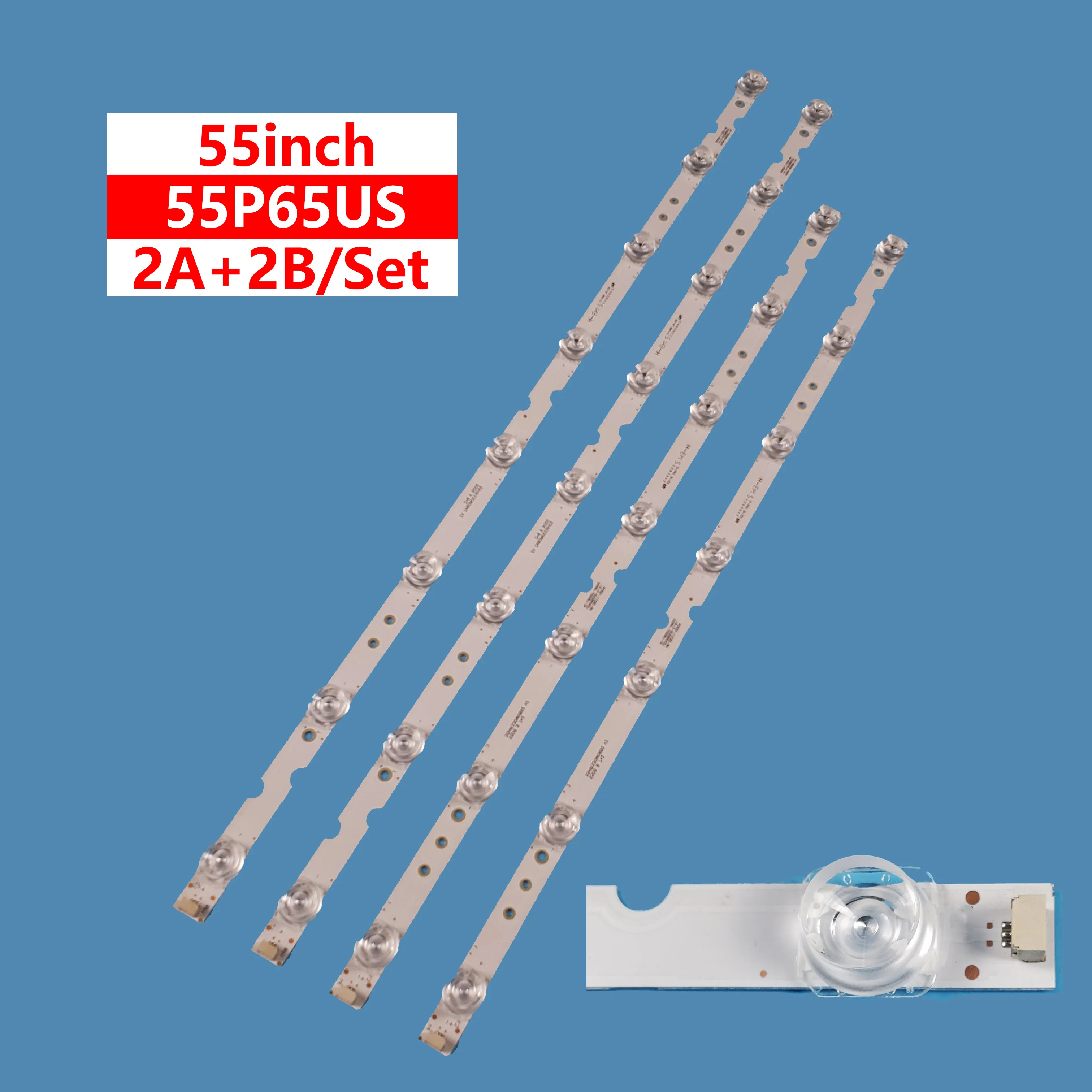 Led Per Tcl 55 F6 55 L2 Striscia Di Retroilluminazione 55 D6 Muslimb B2 Tv Led Strip 55 D6 Muslima2 Retroilluminazione A Led Tv Da 55 Pollici