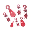 1PC Suspension Hook Suspension Ring Rolling Pulley 0.05T/0.1T/0.2T/0.3T/0.4T Fixed Pulley Wheel Round Ring Dynamic Pulley Set 1