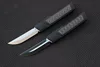 VESPA Ripper Double folding Knife Blade M390 Satin/Black Handle 7075 Aluminum+CF Outdoor camping survival knives EDC tools 2