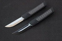 VESPA Ripper Double folding Knife Blade M390 Satin/Black Handle 7075 Aluminum+CF Outdoor camping survival knives EDC tools 2