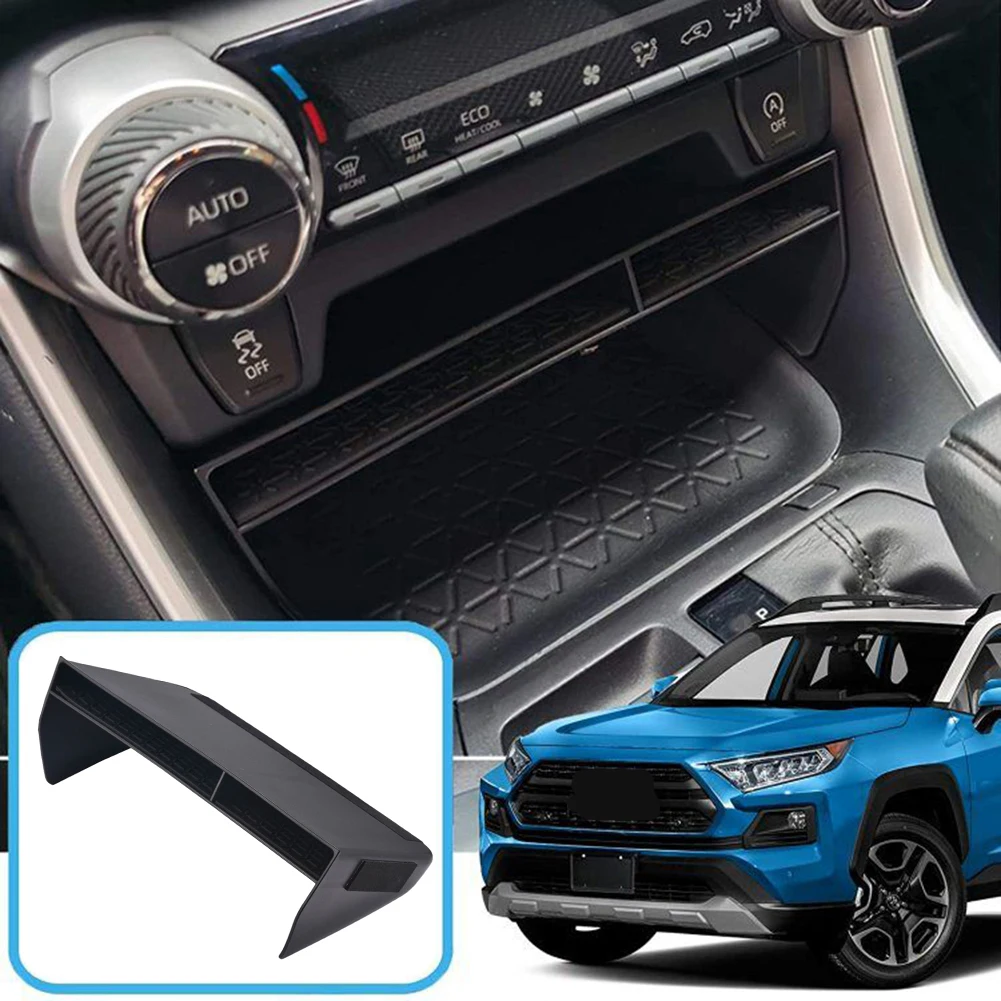 

Органайзер для центральной консоли автомобиля, лоток для Toyota RAV4 2020 2021 2022, коробка для хранения с переключателем передач, вставка, разделитель, двухслойный, нескользящий