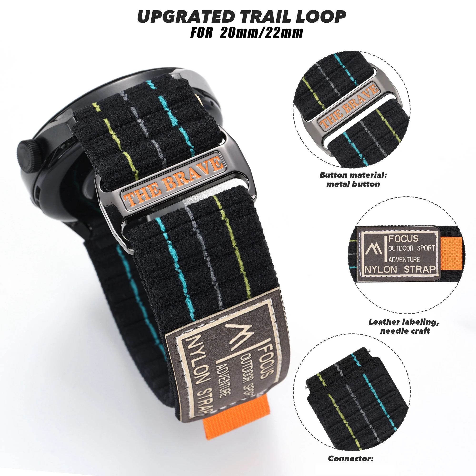 Versatile Trail Loop Bracelet Watch Strap - 20mm & 22mm
