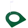 A Set Golf Putter Practice Tool Ep White Flag Putting Horseshoe Shaped Disc On The Green Outdoor Sports Brace Hole Cup Golf Hole 1