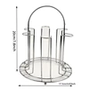 Metal Glass Cup Storage Rack For Water Mug Draining Drying Organizer Drain Holder Stand Useful Home Kitchen Supply 6