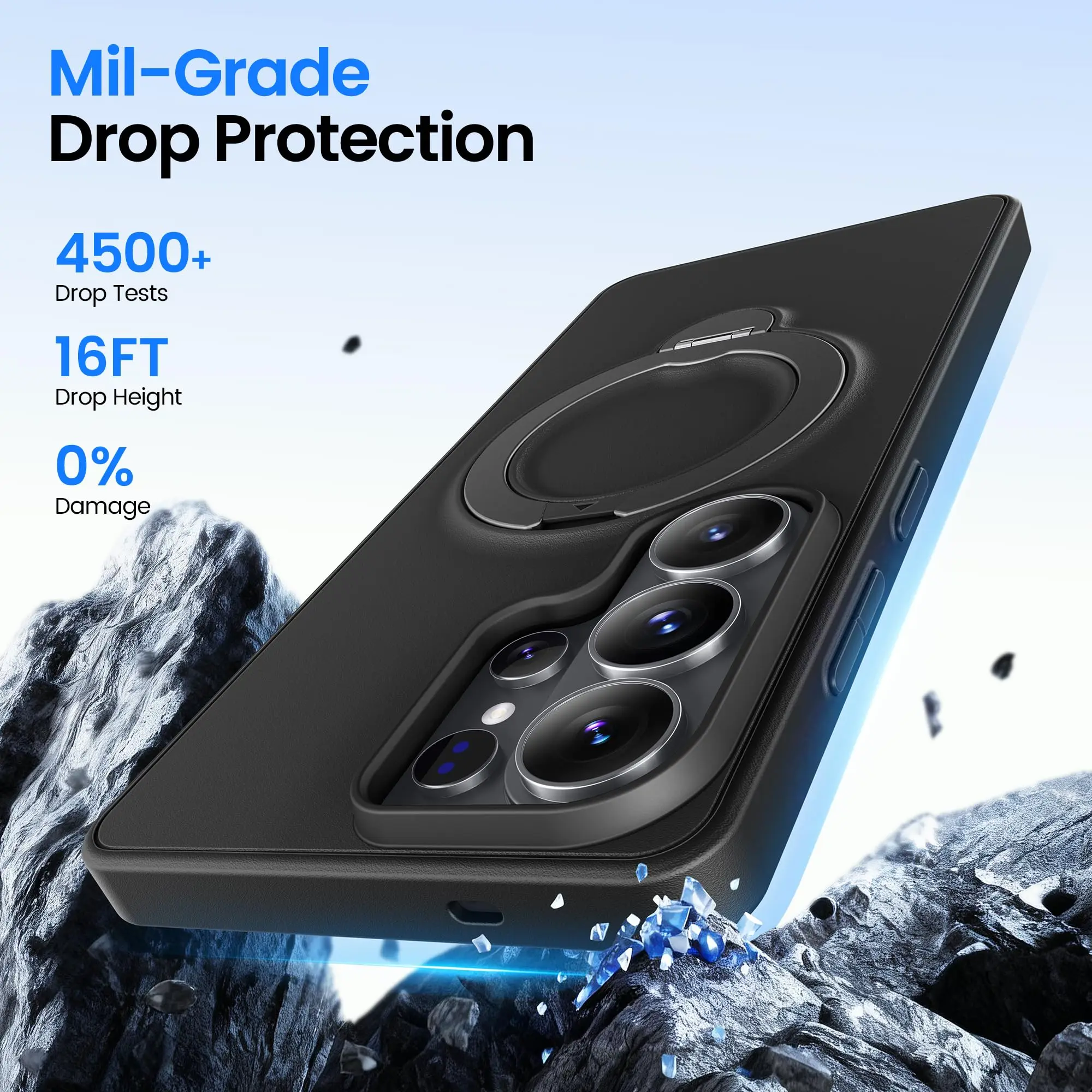 GolbinBox 360° Spin Magnetic Stand Shockproof Slim Protective Case