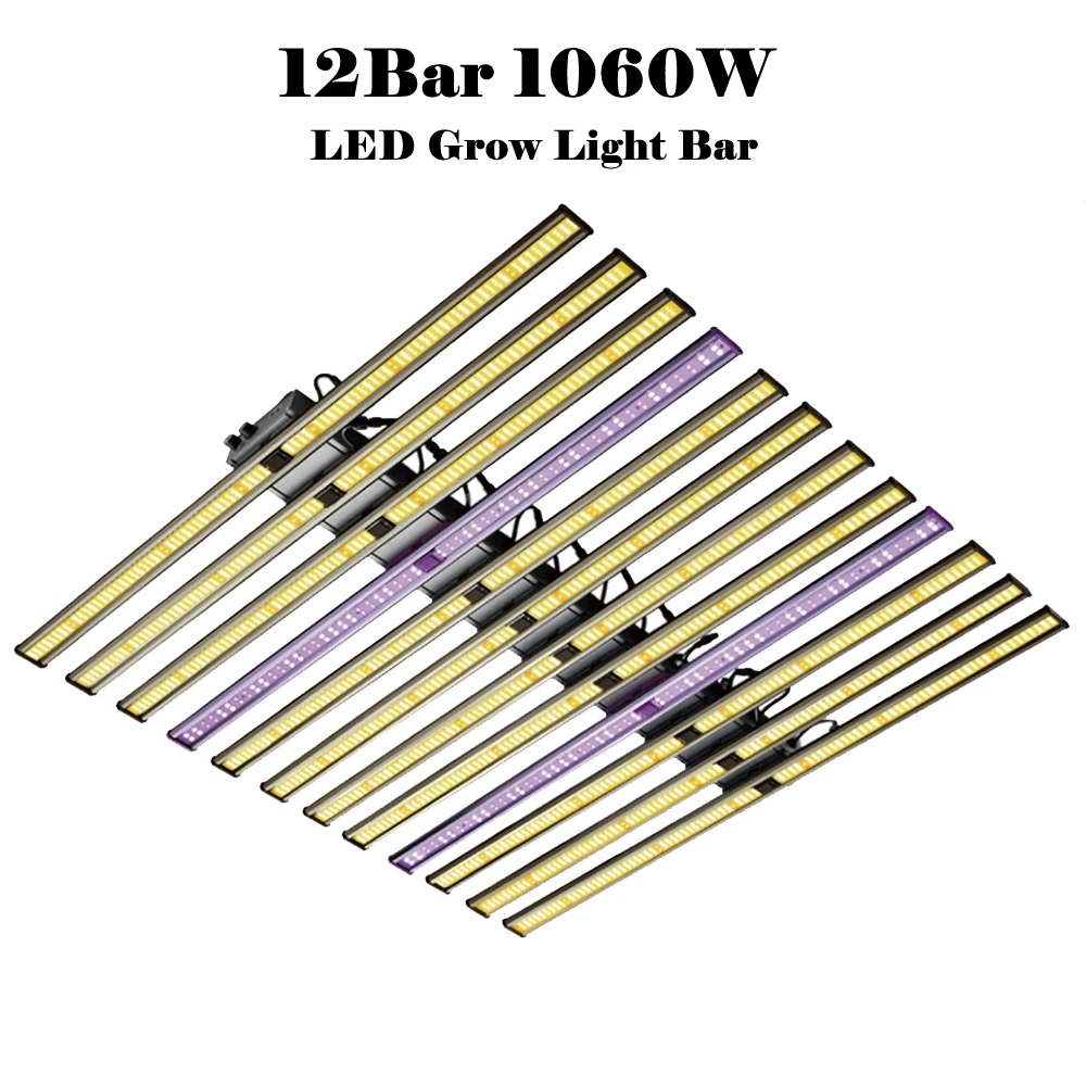thumbnail image 1 of Barra de luz LED de cultivo 700W/ 860W/1060W Lm301b, cadena de margaritas regulable, conjunto de controlador de grupo inteligente para invernadero interior, tienda de verduras/flores, 1 of 5
