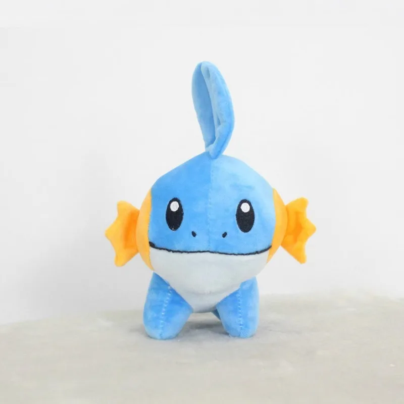 23/30cm Mudkip Pokemon Anime Soft Stuffed Plush Doll Cartoon Fish Boys Birthday Gift Home Decoration Throw Pillow Plush Toys view 2