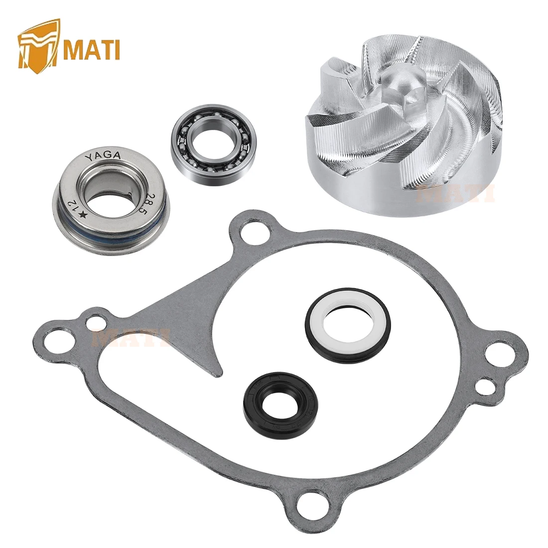 Kawasaki Water Pump Kit Kawasaki ATV Water Pump Seal & Gasket Kit - Fits Brute Force, Prairie, Teryx 650/750, KFX700 Kawasaki Teryx UTVs