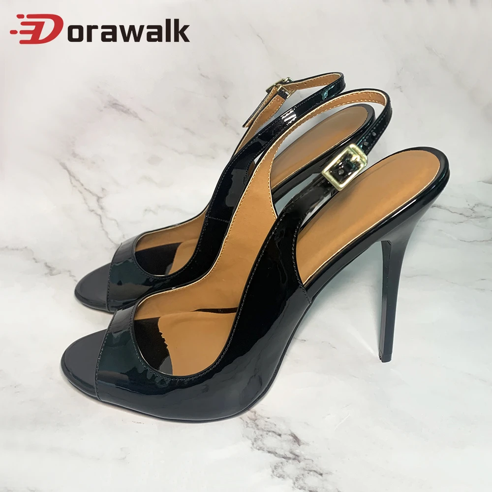 Sandalias tacón alto extremo para hombre y mujer, zapatos sexys de talla grande de 13cm, con punta abierta, fetiche, modelo SM Coaplay, calzado de vestir cruzado de Drag Queen, Gay, Unisex|Sandalias