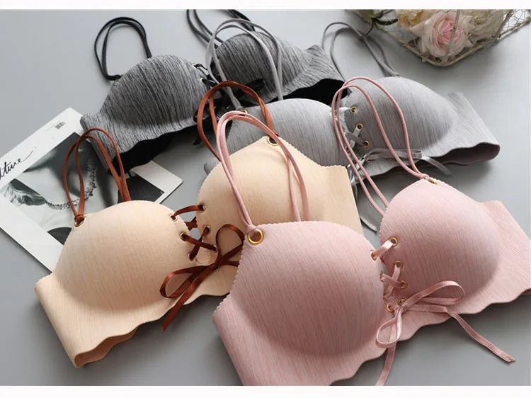 CINOON Super Push Up bras Sexy seamless women's underwear Wire Free Female bralette beauty back lingerie Ladies Brassiere (16)