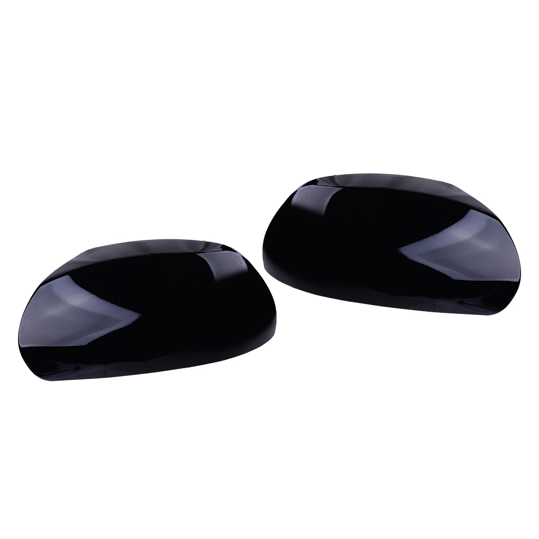 

1 пара, черная крышка для зеркала заднего вида с левой и правой стороны