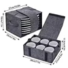 Kitchen Storage Bag Glass Cup Rack Cooking Plate Soup Spoon Case Dish Fabric Holder Travel Kitchen Accessories Shelf Organizer 6