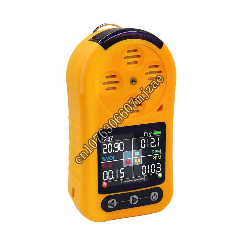 

Security 4in1 multi gas alarm leak detector Portable LEL h2s co o2 tester