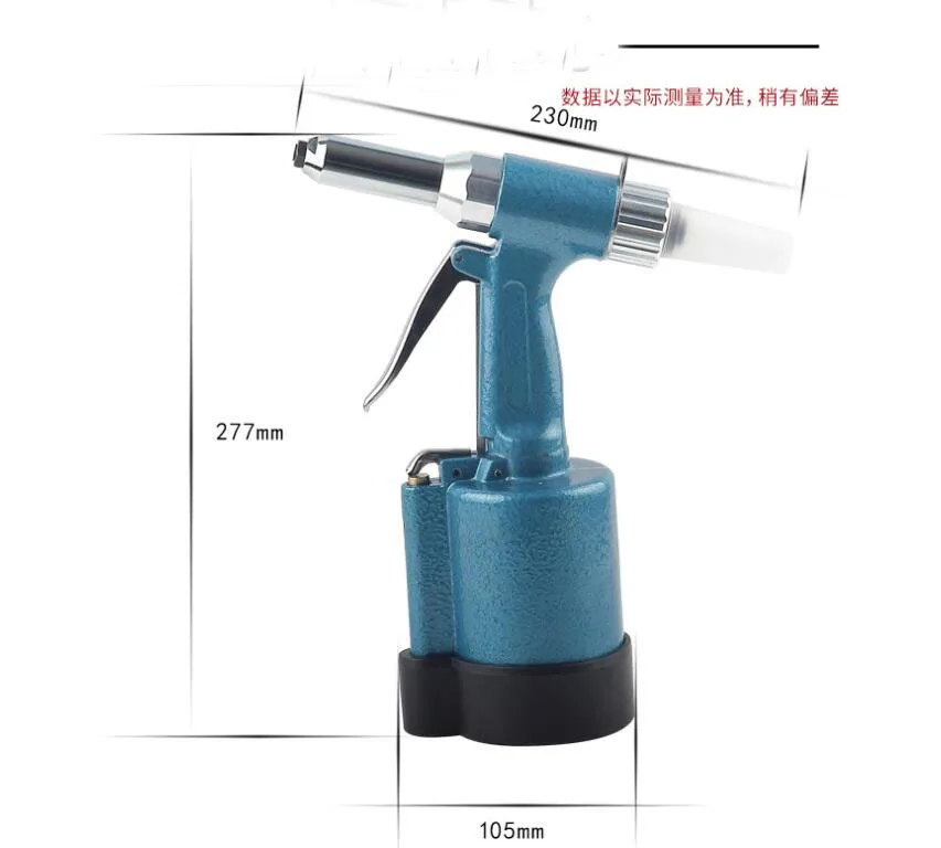 Pneumatic Blind Rivet Gun 2.4-5.0MM Heavy Duty Air Hydraulic Riveter-Professiona