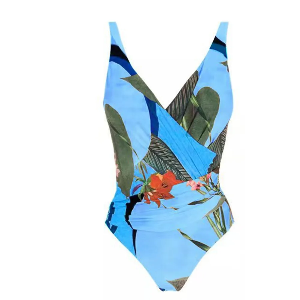 French Style Two Piece Swimsuit Luxury Micro Bikini Beach Cover Up Elegant  Floral Printed Swimwear Women Beachwear 2023 Monokini - AliExpress