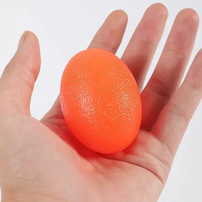 Silicone Hand Grip Ball Egg Hand Exerciser Men Women Gym Fitness Finger Heavy Strength Muscle Recovery Gripper Trainer