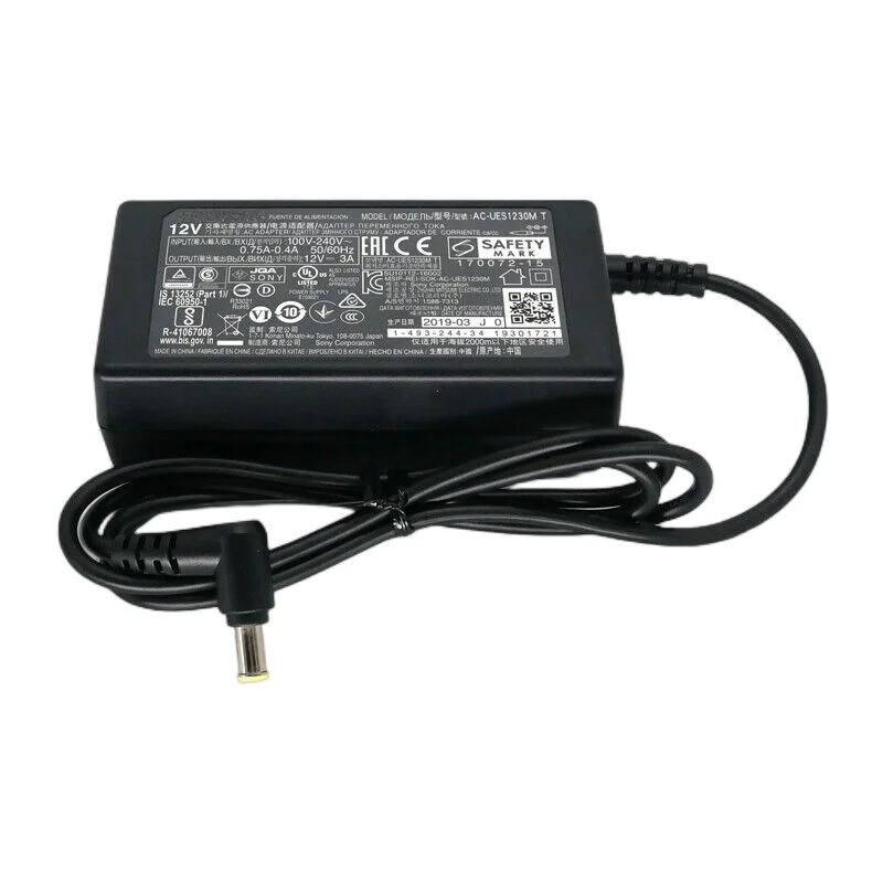 Replacement AC Adapter Charger for Sony / Panasonic SAE0011 12V 3A AG-UX180 AG-AC90MC VSK0723 AJ-PX298MC Camcorder Power Supply