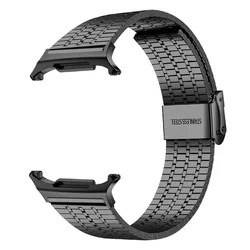 Premium Stainless Steel Band for Smartwatch - Business Style Strap for Men and Women (Black)