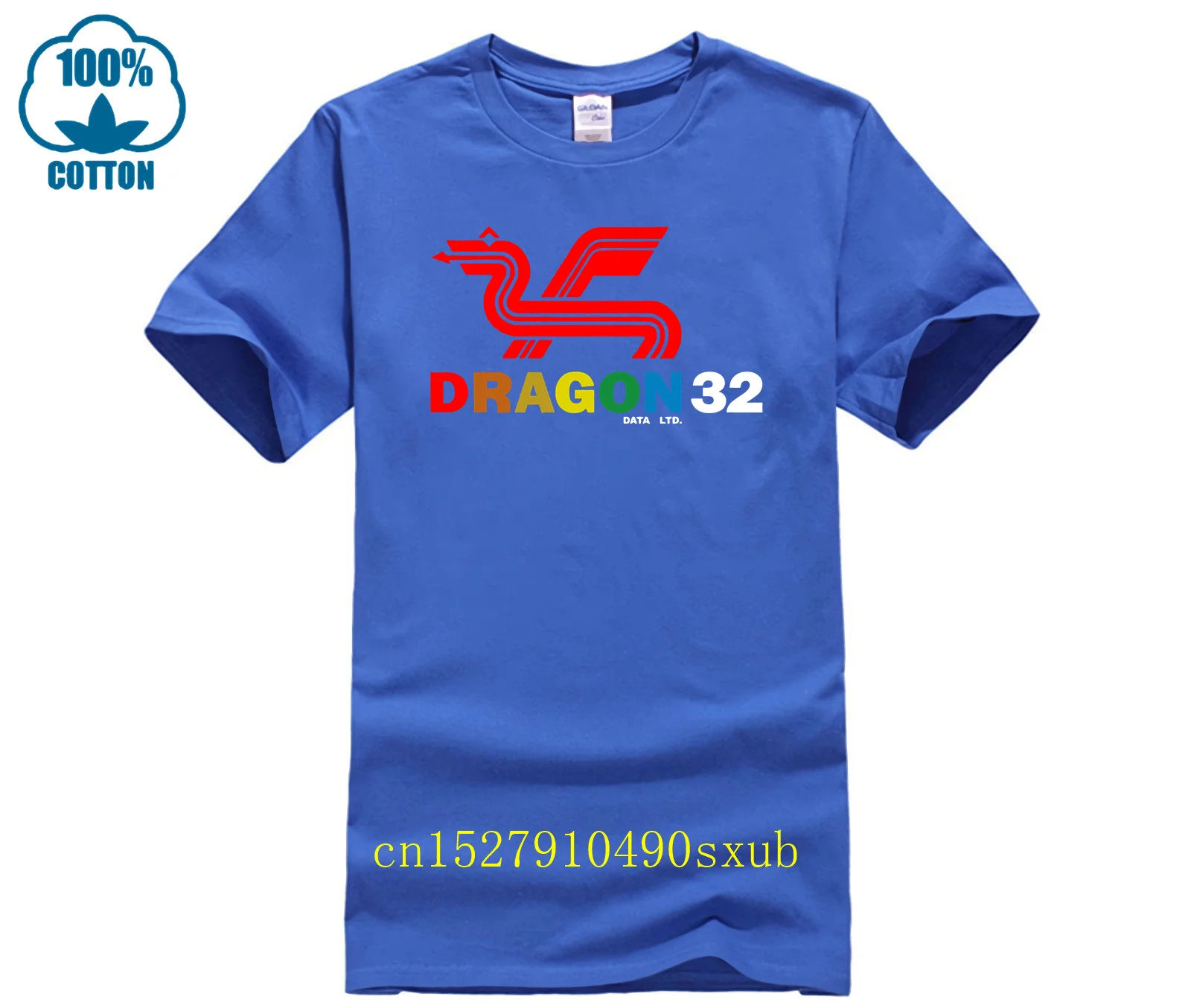 DRAGON 32 COMPUTER T SHIRT Retro 80s Video Games COMMODORE 64 Saintclaire Spectrum image_2