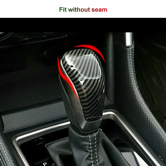 Auto Getriebe Schalthebel Knopf Abdeckung Carbon Fiber ABS Schaltknauf  Dekoration Zubehör Für Forester Legacy Impreza XV - AliExpress