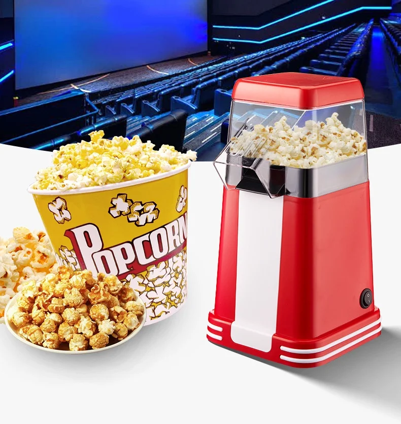 Popcorn Machine Fully Automatic Popcorn Machine Small Hot Air Electric Healthy Oil Free