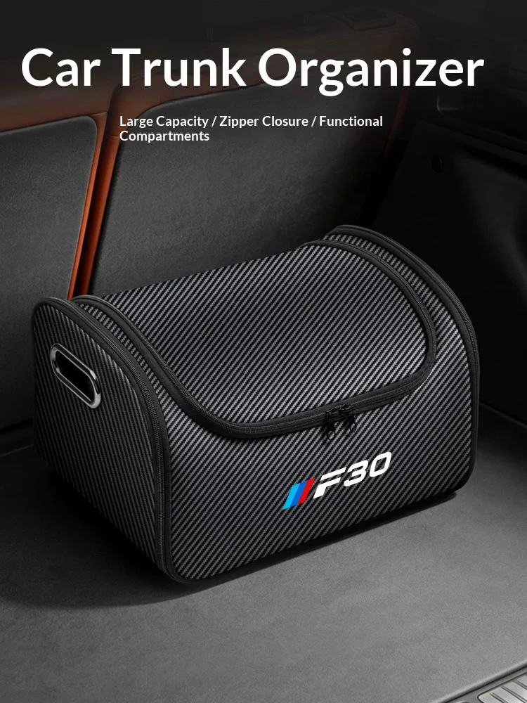 자동차 트렁크 정리 및 보관 상자 BMW F30 F10 X1 X2 X3 X5용 대용량 정리 및 보관 가방 자동차 용품
