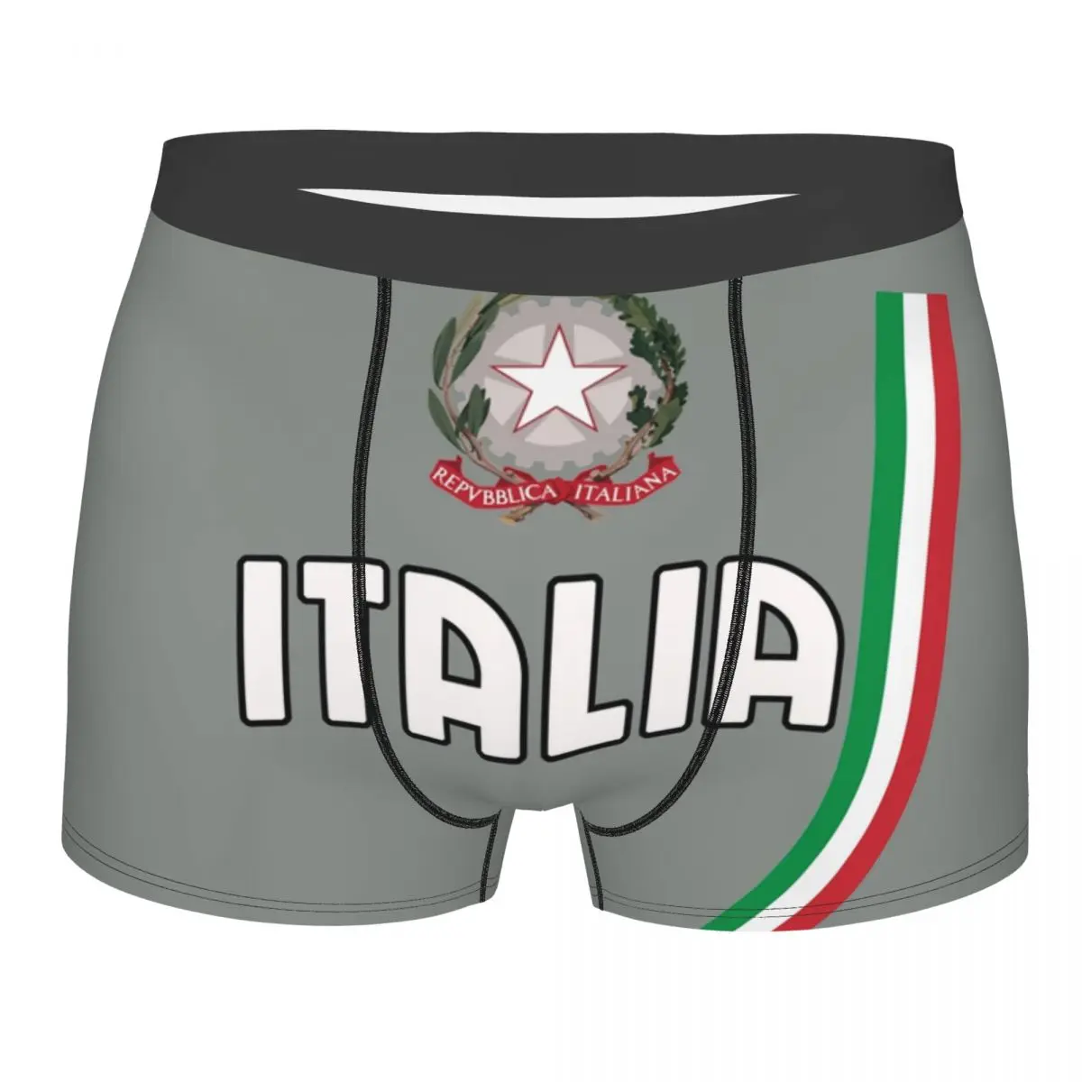 

Fashion Italy Flag Boxers Shorts Underpants Men's Stretch Italy National Italia Sport Team Design Briefs Underwear