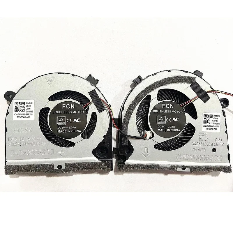 Ventilador de Refrigeração para Cpu e Gpu Ventilador Refrigerador Dell g3 G33579 G3-3779 Series 0tjhf2 Tjhf2 0gwmfv Gwmfv Novo
