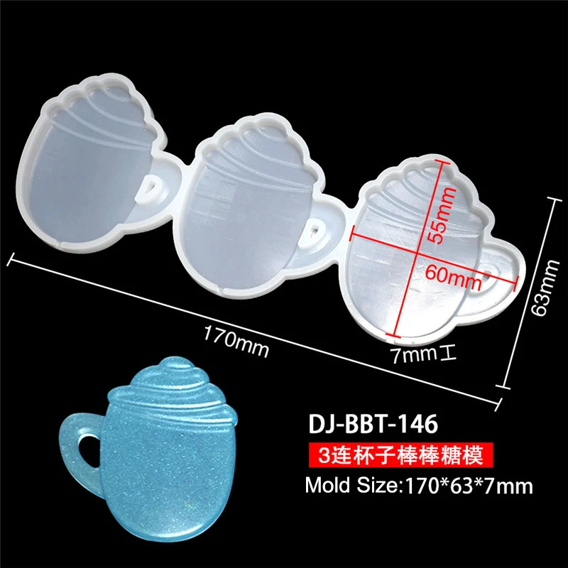 Leaf Flower Heart Bear Shape Silicone Lollipop Mold Round Chocolate Candy Cheese Baking... - SKU SLM00901 - UGI Packaging