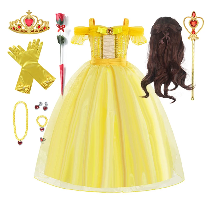 Disfraz de la bella y (Disfraz Princesa La Bella para Ni a Env o