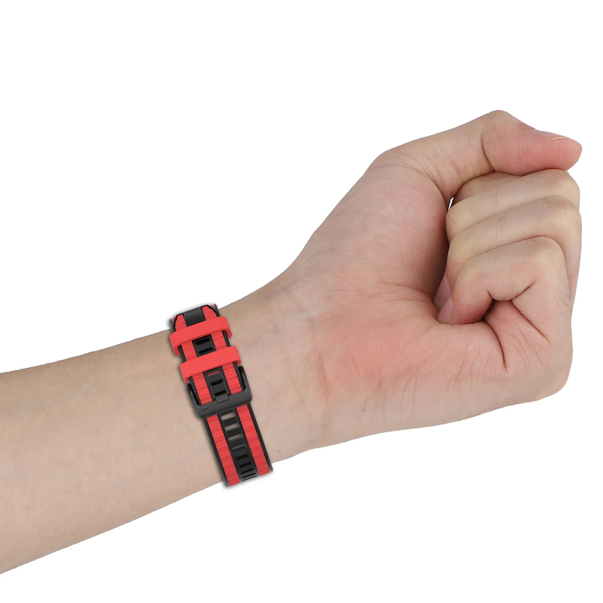 Versatile Silicone Strap for Smartwatches - Quick Fit 22mm/26mm