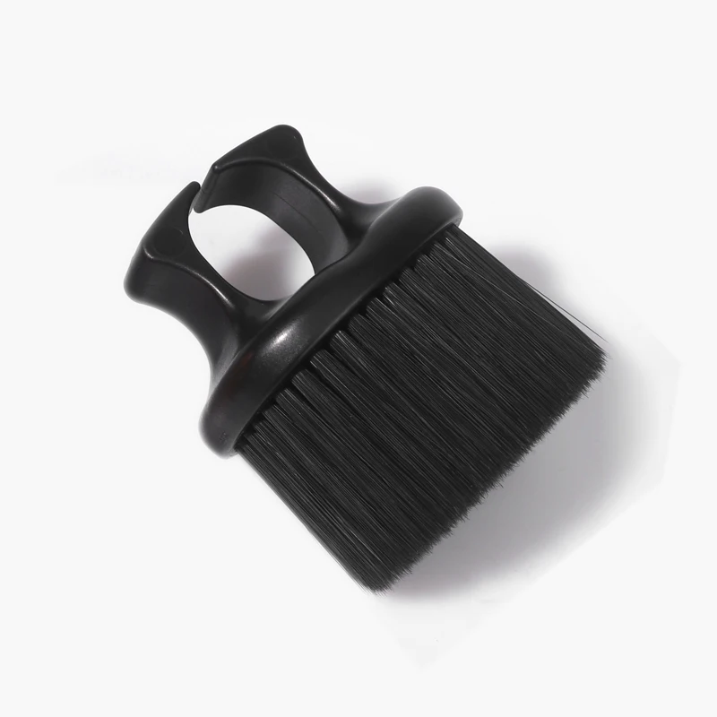 Hair salon professional hairdressing hair sweeping brush soft hair nylon finger ring brush Portable beard brush  cleaning comb 6