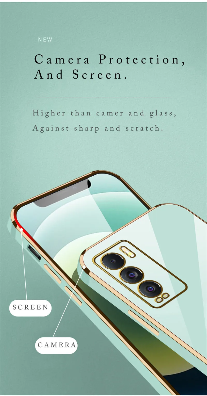 Glitter Plating Phone Case for Samsung A13 A12 A21S A51 A71 A32 A52 A72 A33 A53 A73 M21 M30S M51 M62 M32 M33 Soft Silico_voghion.com