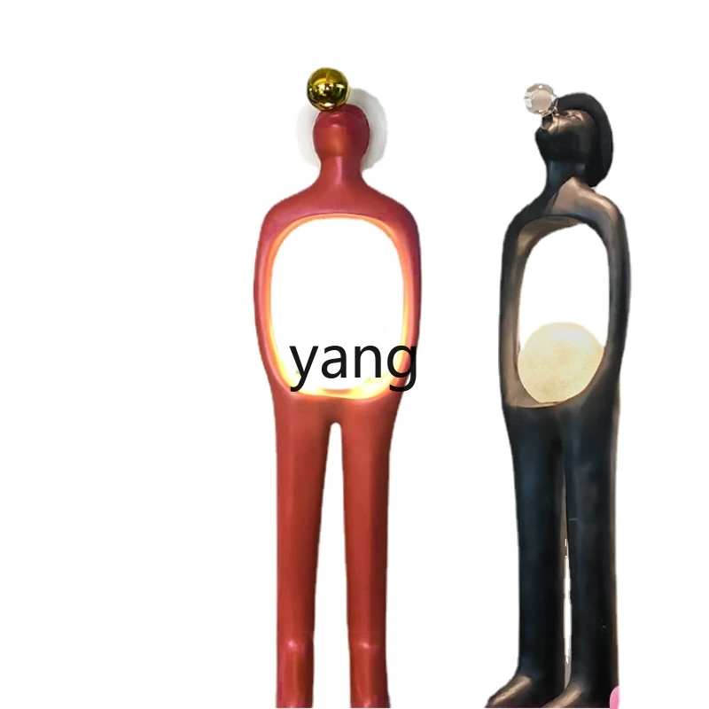 

CX Character Art Sculpture Hotel Lobby Exhibition Hall Club KTV Light Luxury FRP Large Decorative Ornaments