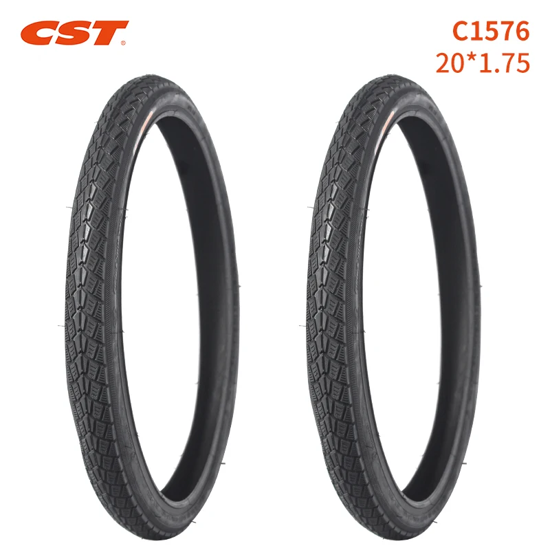 CST-Folding Bicycle Tire, 20Inch Steel Tire, Bicycle Accessories, BMX 406, 20x1.75, Small Wheel Diameter