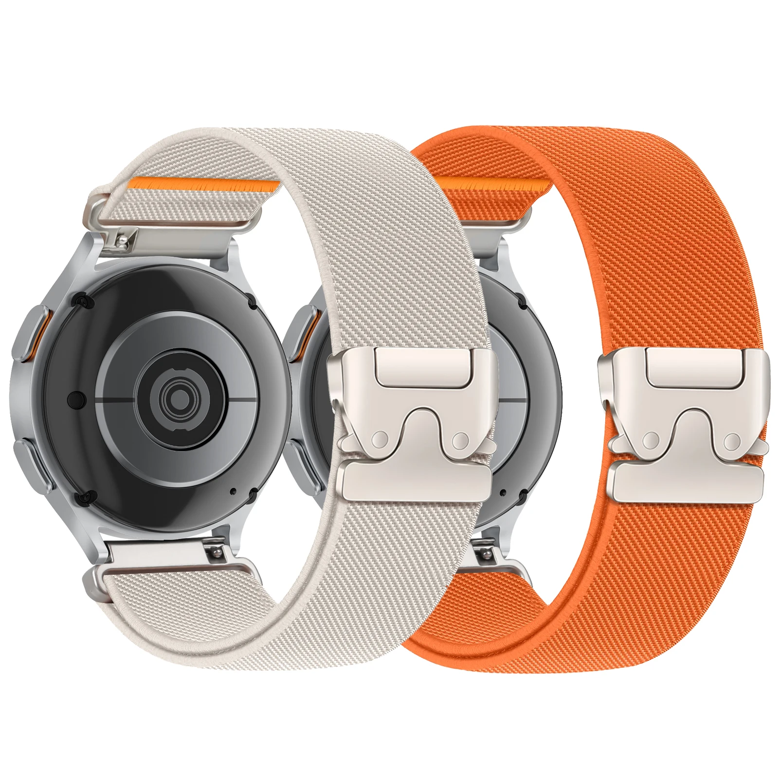 Dual Pack Elastic Parachute Strap - Universal Smartwatch Bracelet Replacement