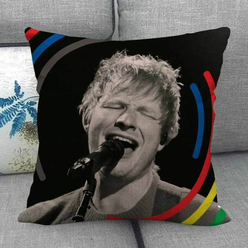 

Наволочка Ed Sheeran под заказ, свадебная Подушка, искусственная подушка для дома, наволочка 45x45 (одна сторона)